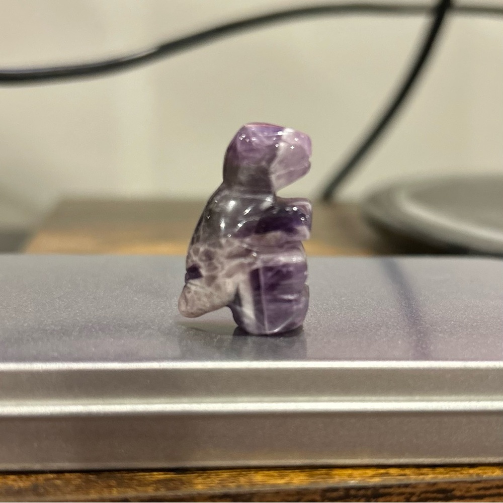 Amethyst T-Rex dinosaur crystal